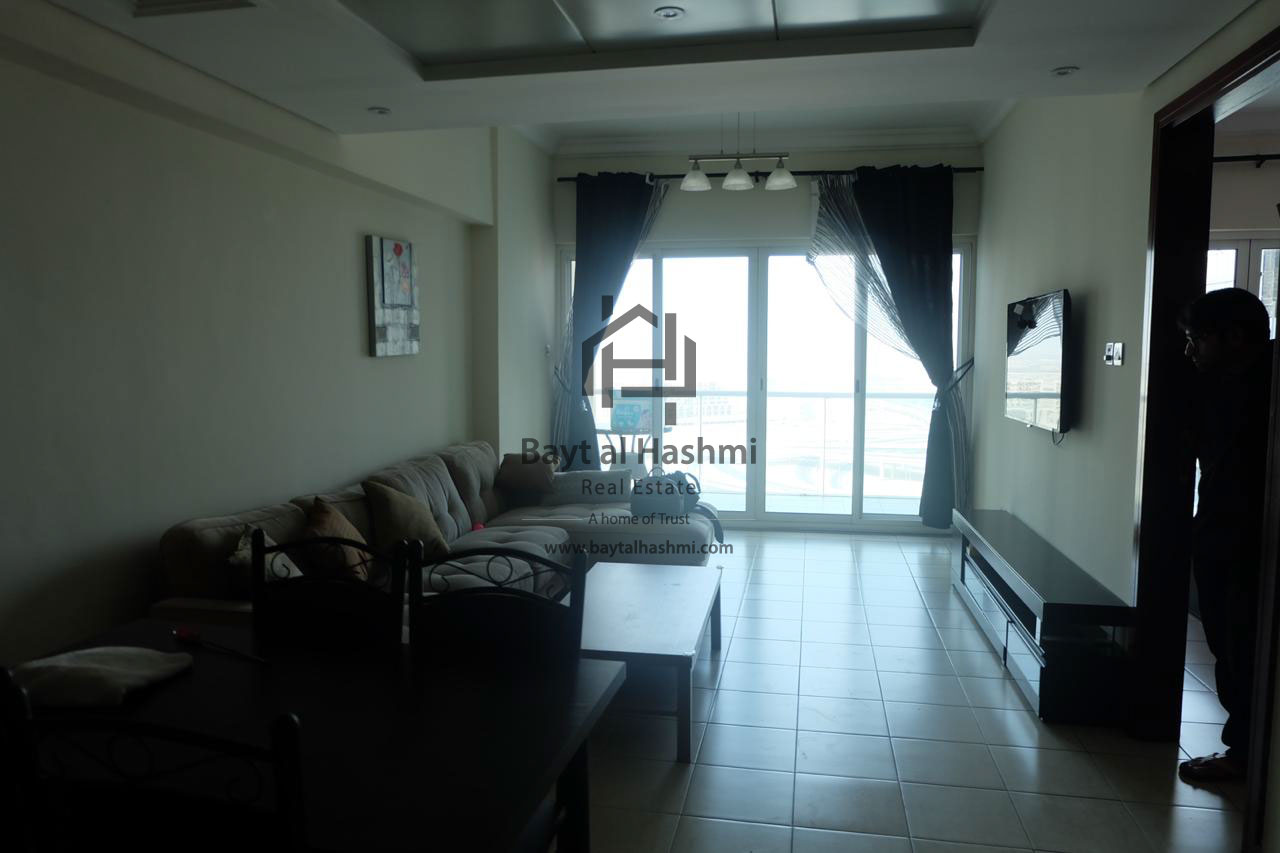 Fully furnished 1 Bedroom with Balcony In Lake View Tower, Cluster B, JLT, Sheikh Zayed road view. AED 62,000 in 4 Cheques